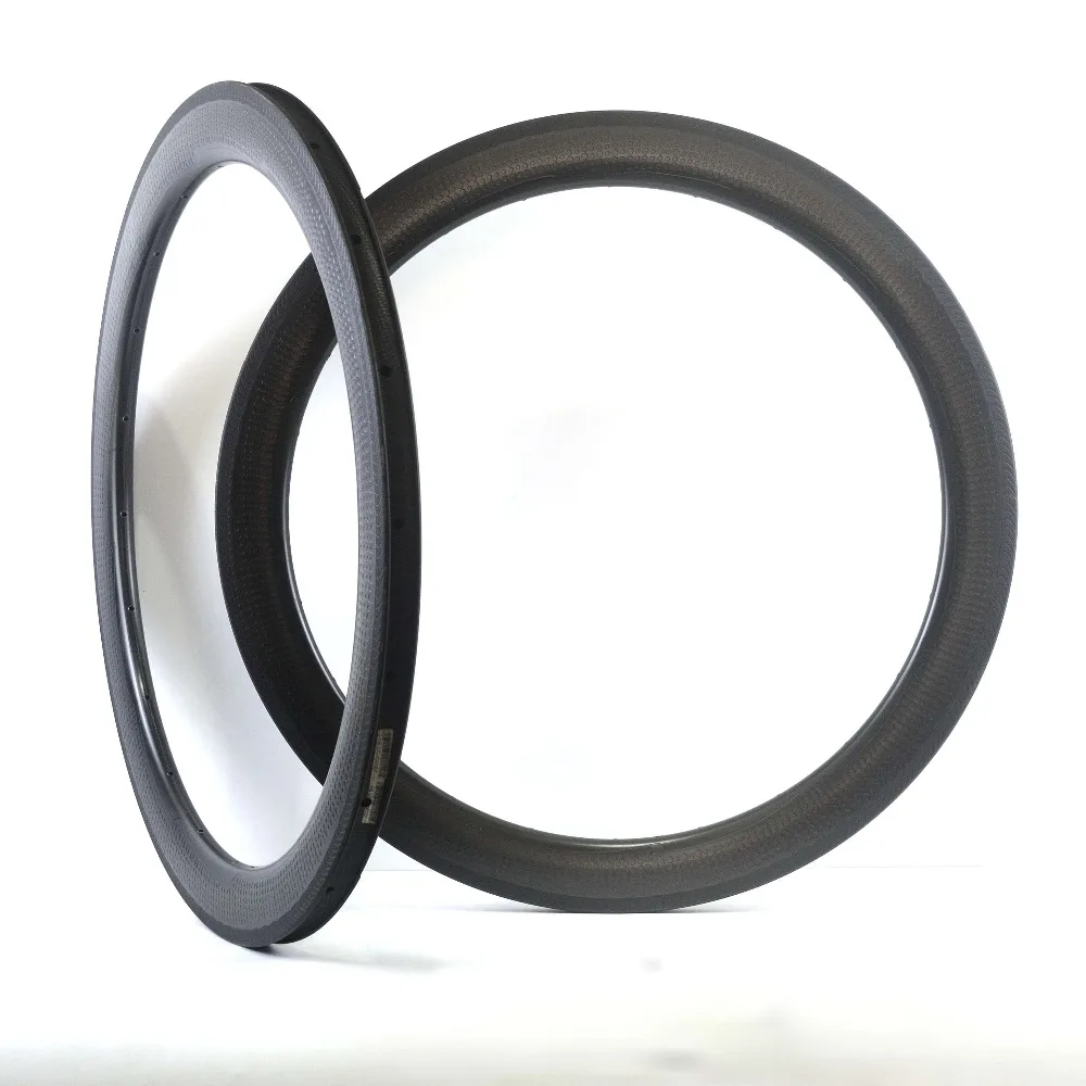 

NEW model Dimple surface rim 700C 58mm depth 26mm Width Carbon wheels Clincher/tubular Road Bike Rims handtailor brake side