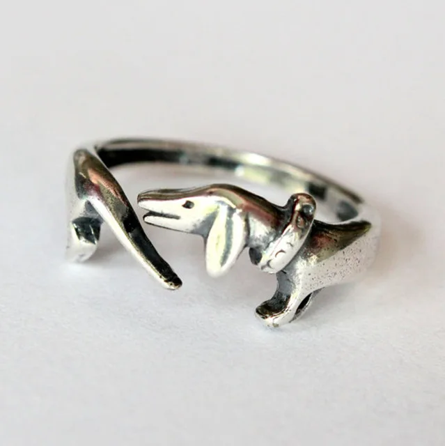 Дропшиппинг розничный изготовлен из древнего серебра покрытое металлом таксы