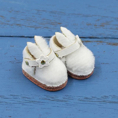 shoes Fortune Days/милые ботинки с кроликом; обувь для 1/8; 1/6 кукла и 1/12; игрушечная обувь для куклы Додо - Цвет: shoes