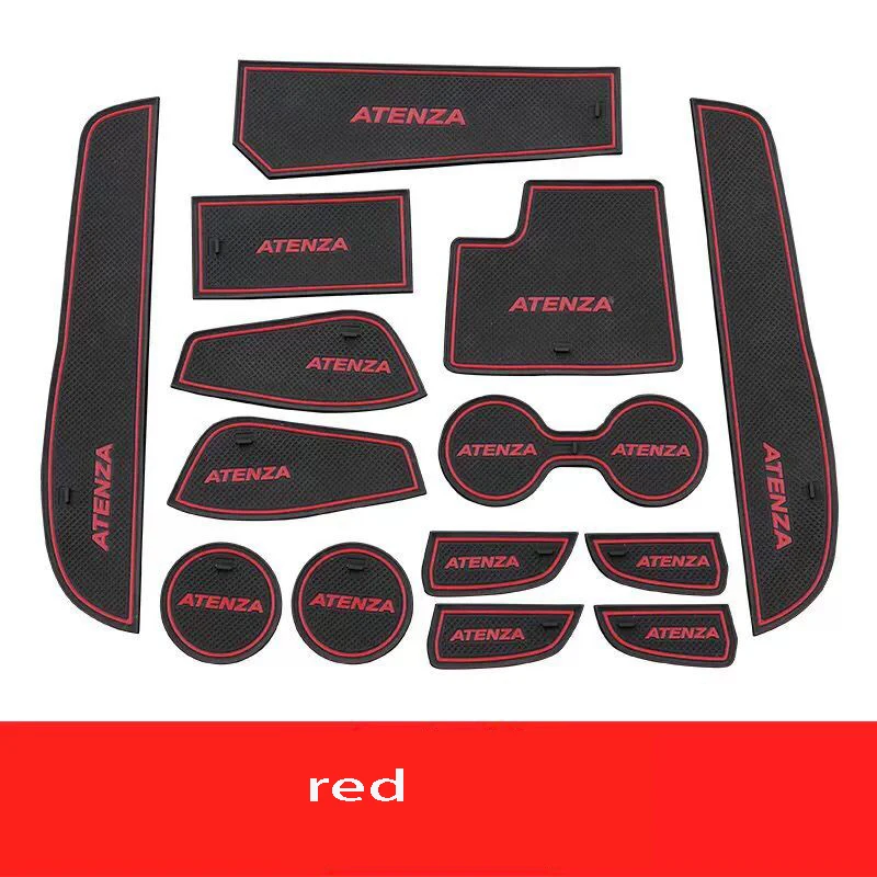 

Anti-Slip Gate Slot Cup Mat For Applicable to 17-18 Mazda 6 Interior Pad/Cup Non-slip Pad Accessories Styling Sticke