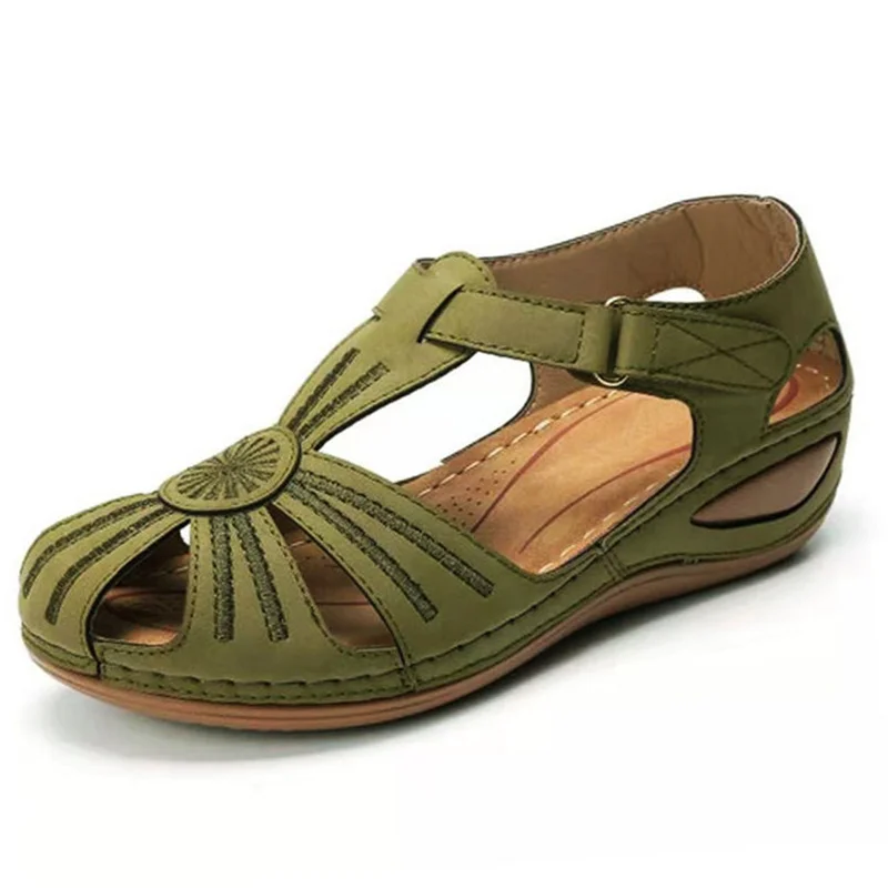 

BEVARVE Summer Women Platform Sandals Comfortable Casual Wedges Shoes Chaussure Femme Gladiator Sandalias Plus Size 36-44