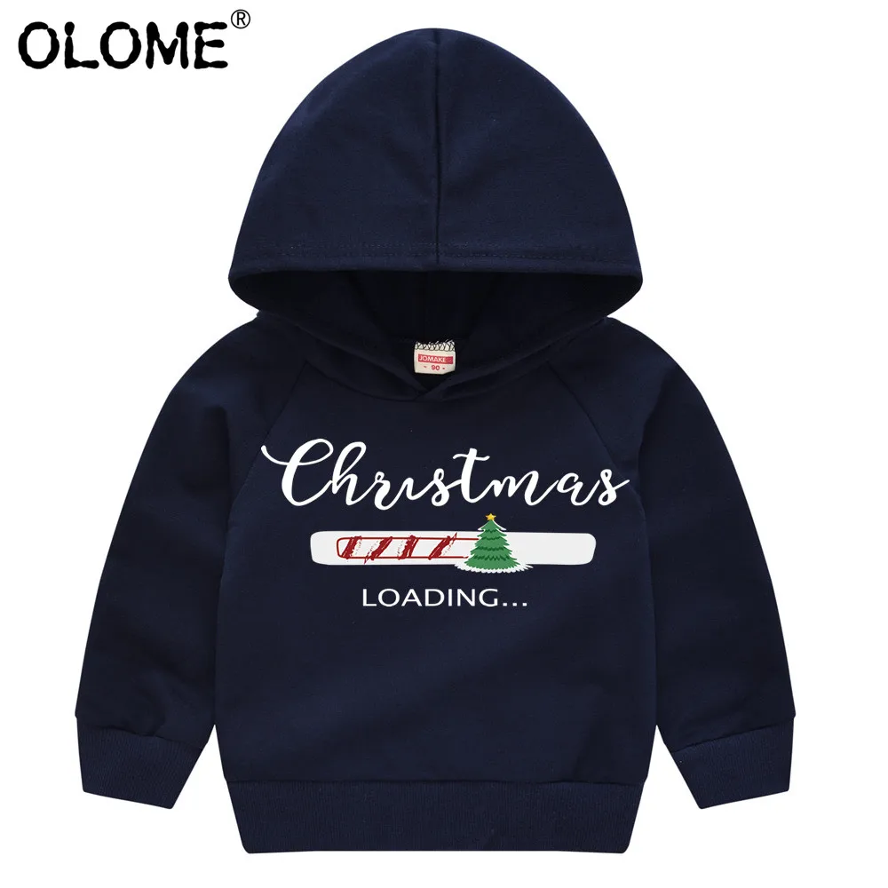 

Toddler Boy Hoodies Baby Girl Christmas Clothes Cartoon Kids Sweatshirt Children Spring Tops OLOME 2021 Unisex Autumn Outwear