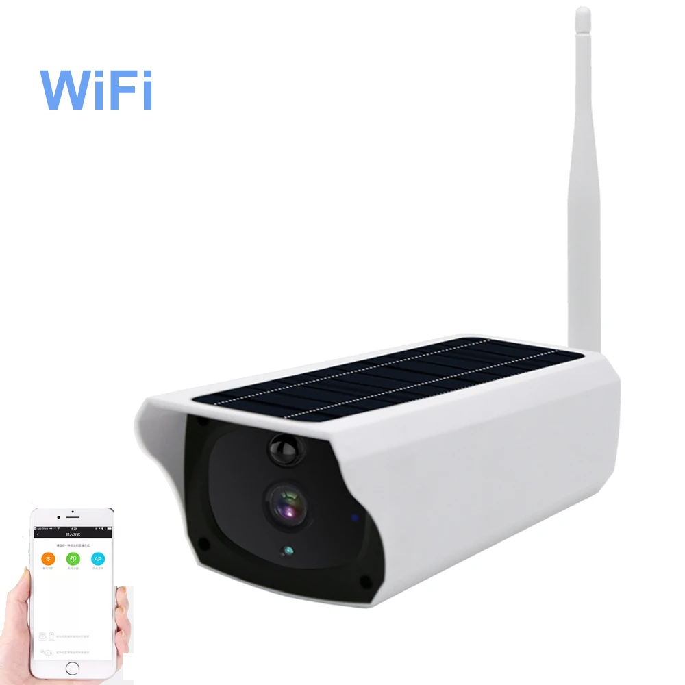 Проводная бесплатная 4G sim-карта ip-камера Солнечная аккумуляторная батарея IP67