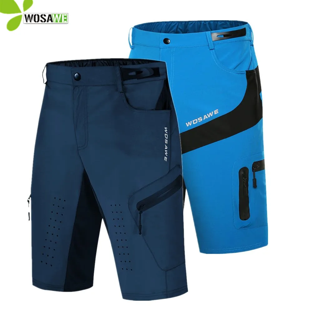 

WOSAWE Men's Cycling Shorts Breathable Road MTB Bike Underpants Outdoor Sports Clothing Underwear Bicycle Downhill Bottom Summer