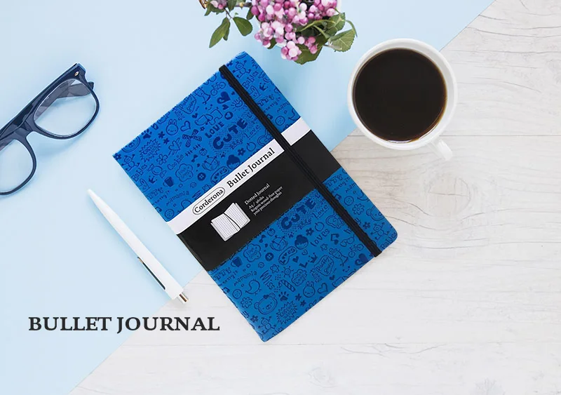 Dot Grid твердый переплет дневник в полиуретановой обложке Bullet notebook креативный А5 точечный журнал Bujo