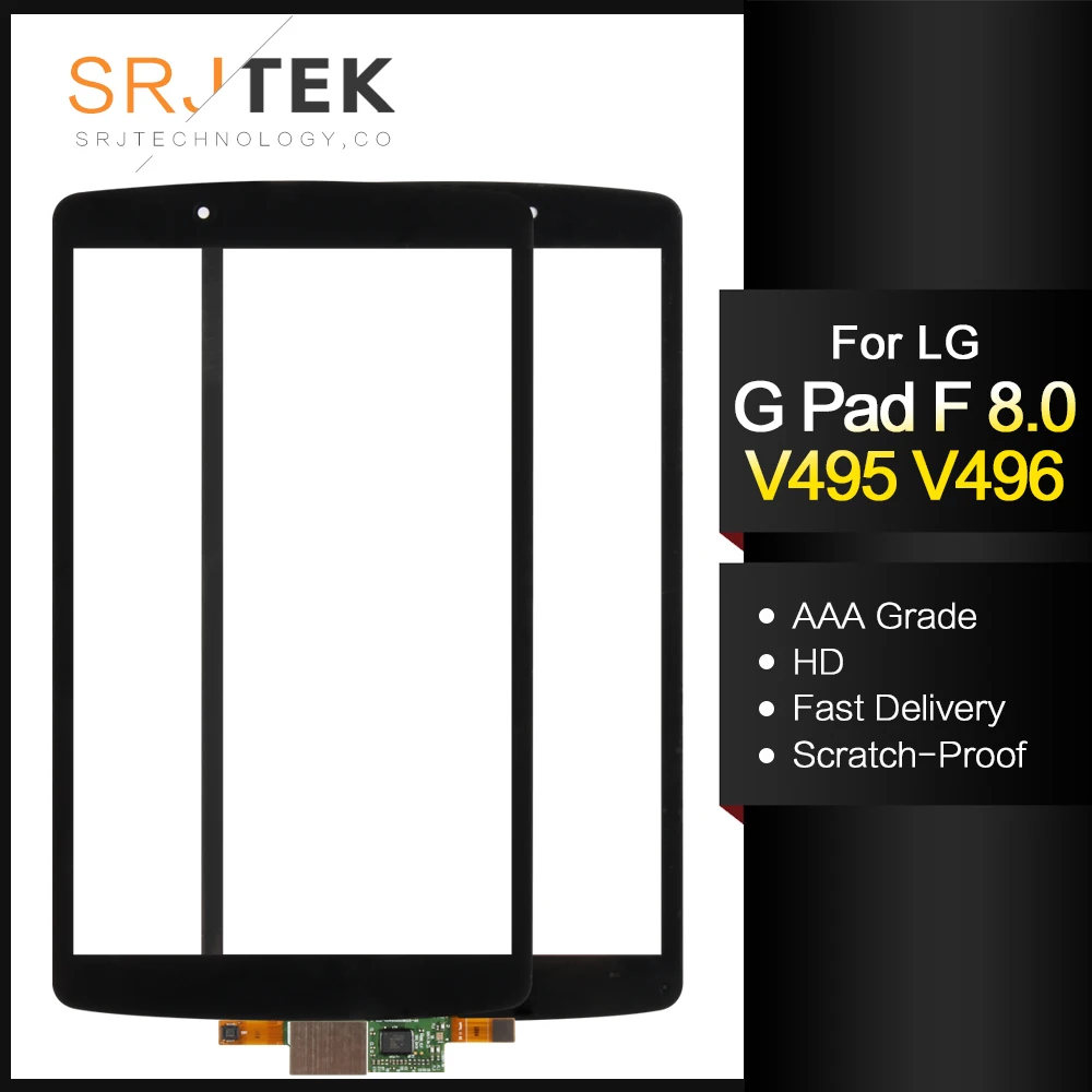Srjtek 8 &quotдля LG G Pad F 0 V495 V496 сенсорный экран дигитайзер панель сенсор стекло планшет