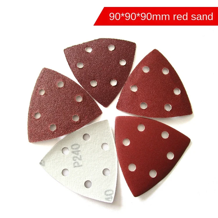 5 шт. треугольная машина выделенная Флокирование треугольник красный песок