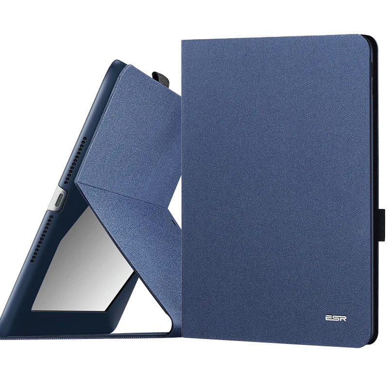 Blue Для Apple, IPad 9,7 дюймов,&, ESR из искусственной кожи, умный чехол, чехол с карандашом, держатель для IPad 9,7, A1822, A1823, A1893, A1954 - Цвет: Blue