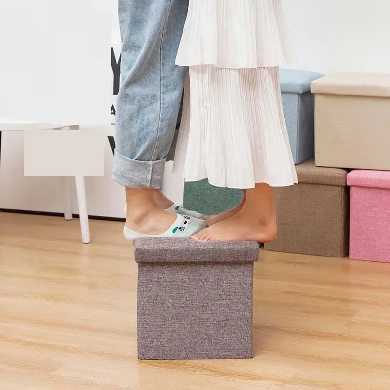 

De Aluminio Footstool Ottoman Mueble Vintage Plegable Fauteuil Gonflable Kids Furniture Poef Pouf Taburete Storage Stool