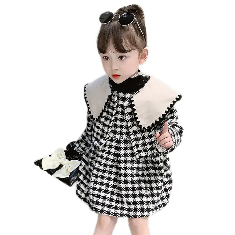 

Kids Suit Princess Dress +cape 2 Pieces Outfits 2021 Spring Children's Clothes Girls Sets Solid Long Sleeve Girl Suits For Girls