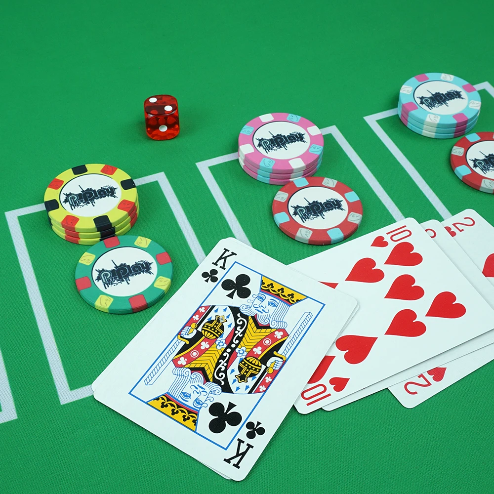 Профессиональные недорогие игровые фишки для покера с напечатанным логотипом |