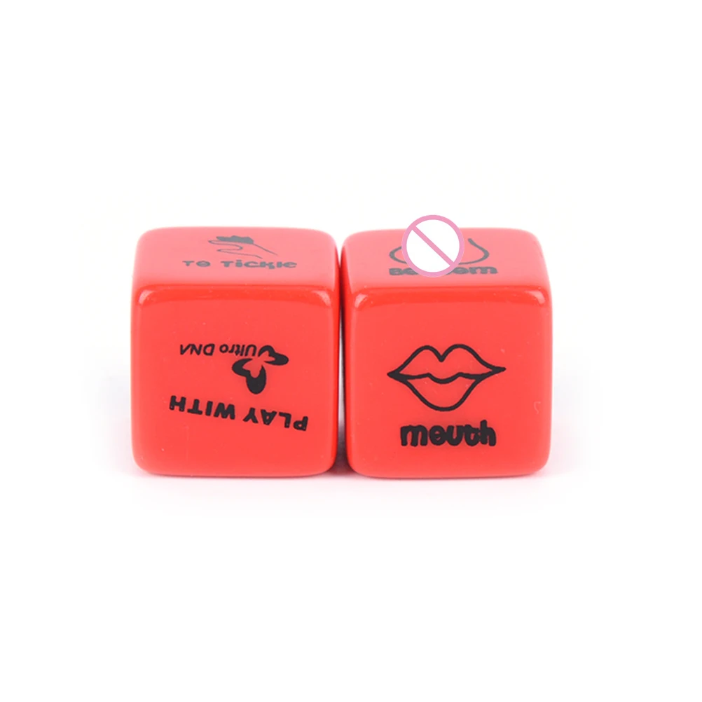 2 шт. 6 позиций Забавные эротические игральные кости Сексуальная Романтика любовь