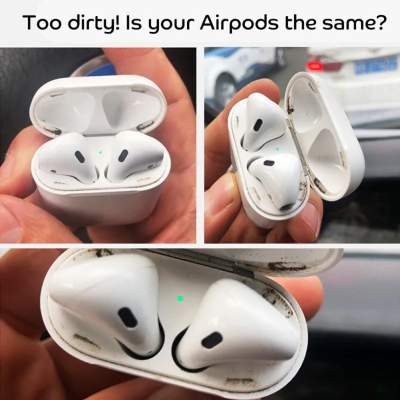 Airpods Беспроводная bluetooth-гарнитура с металлическим покрытием Пылезащитная
