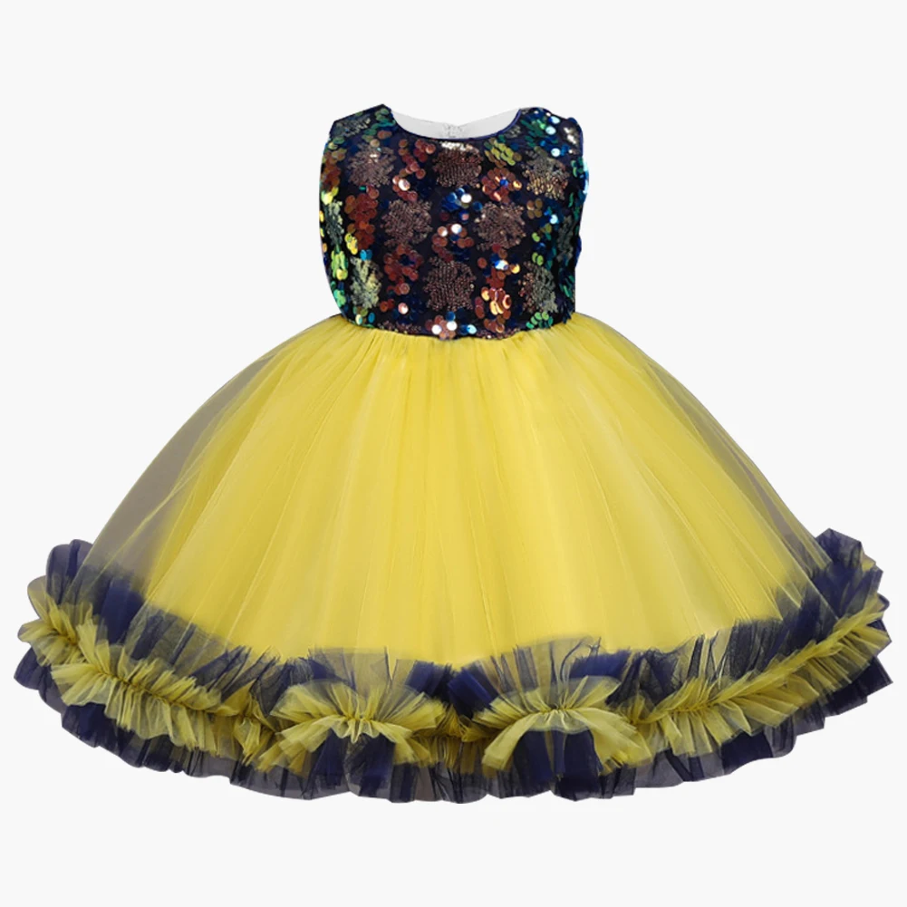 Детские платья принцессы для девочек От 3 до 10 лет платье с цветочным рисунком