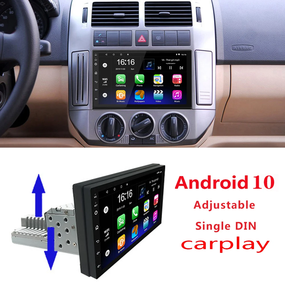 

Автомагнитола 2 + 32 ГБ, мультимедийный плеер на Android, с GPS, для Volkswagen, Nissan, Hyundai, Kia, Toyota, Типоразмер 1 Din