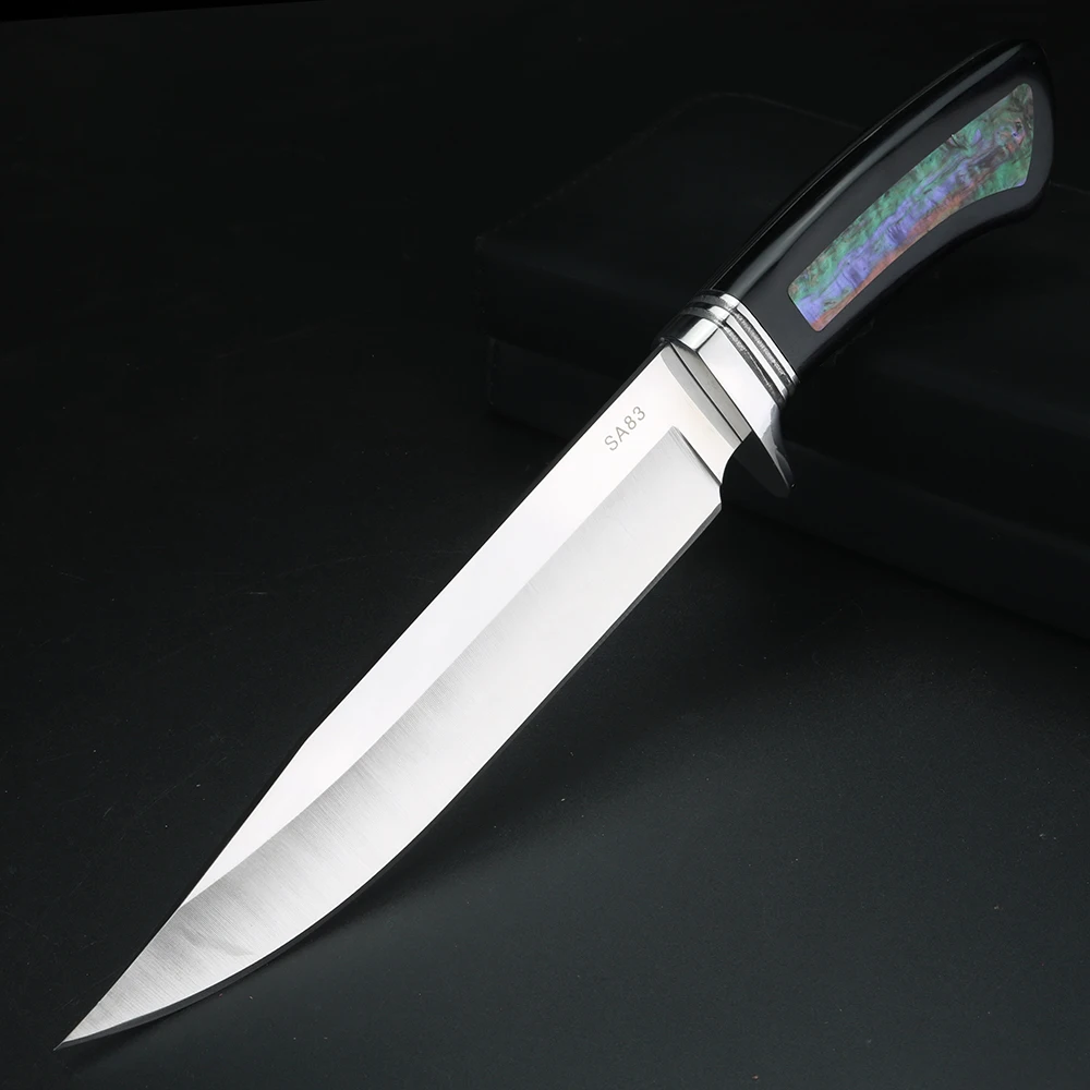 

Wilderness hunting knife outdoor survival fixed blade knives camping self-defense tool portable pocket knife for hiking fishing