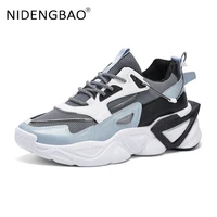 men sneakers running shoes breathable fashion outdoor male chunky sports shoes anti skid casual footwear basket tenis hombre