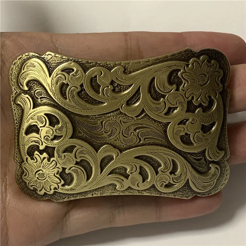 

Розничная продажа, новый стиль, высокое качество, крутой 3D цветок, твердая латунь, для мужчин и женщин, металлические ковбойские пряжки для р...