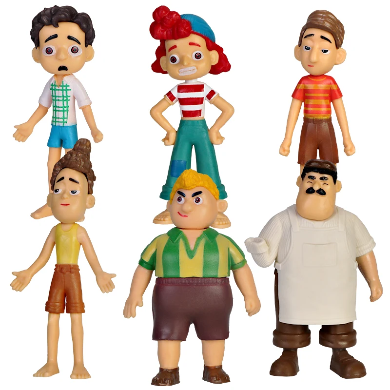 

Disney Pixar Luca Toys Set Alberto Machiavelli Giulia Sea Monster Play Toy Set Luca Movie Model Anime Figure Doll Gift for Kids