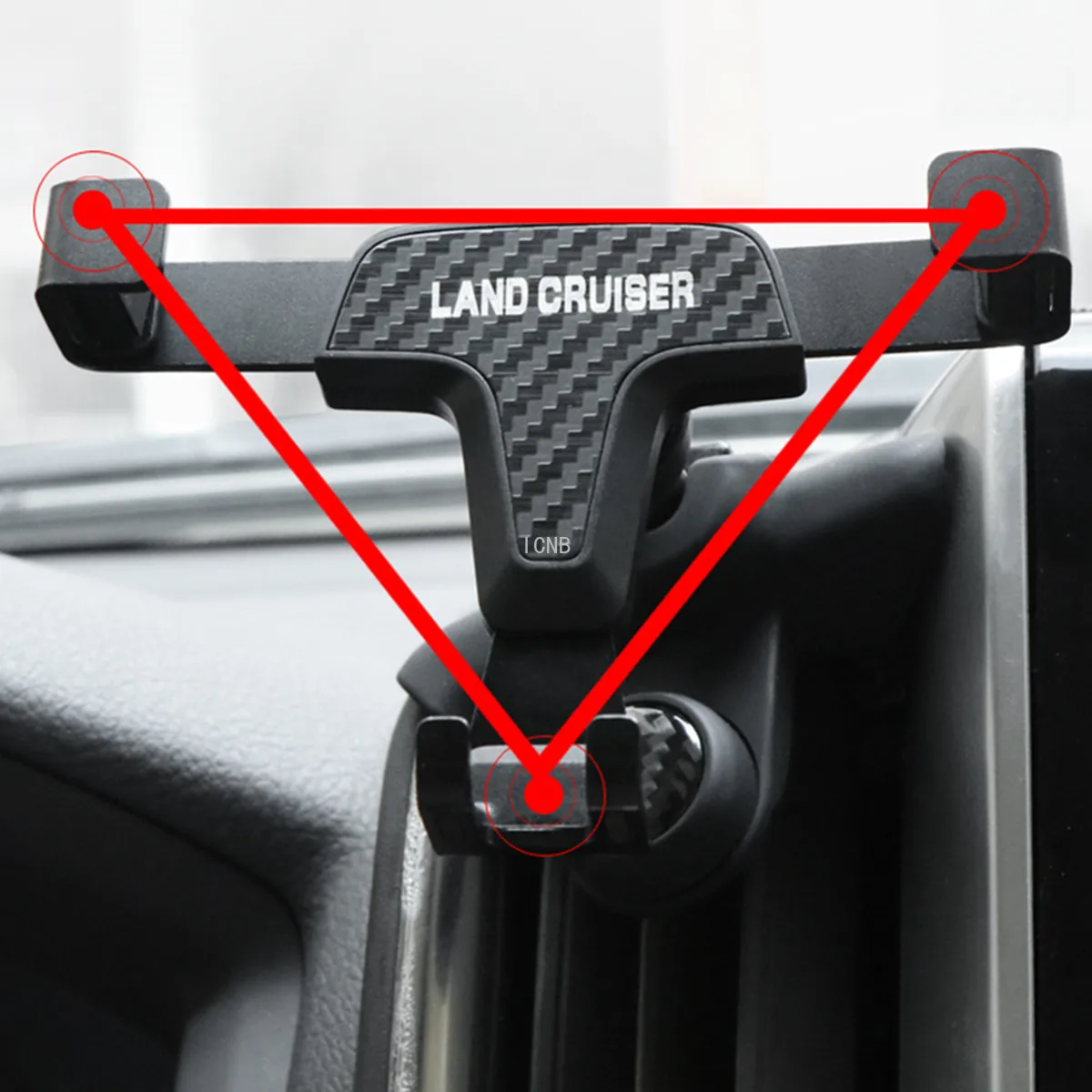 Застежка из АБС-пластика углеродного волокна для Toyota Land Cruiser 200 FJ200 2016 2017 2018 2019