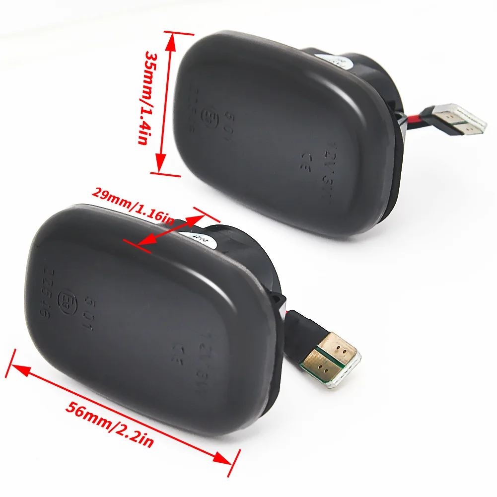 2 шт. динамические Светодиодные поворотники для Toyota Yaris Verso Vios anfang Probox RAV4 Runx