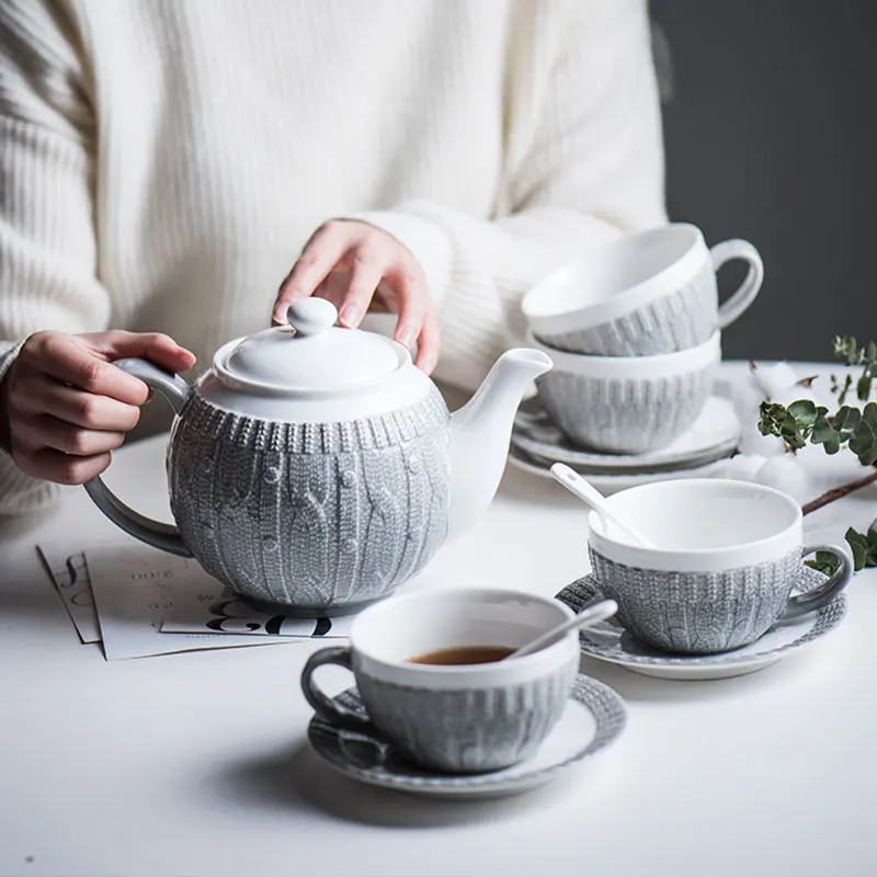 

Modern Simplicity Coffee Cup Luxury Manual Luxury Creative Porcelain Coffee Cup Europe Koffie Kopjes Kitchen Supplies DL60BD