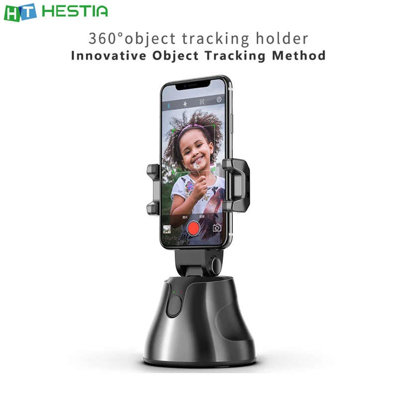 

360° Rotating Smart Tracking Selfie Shooting Gimbal With Tripod Face Sports Object Tracking Selfie Stick for Vlog Live Video