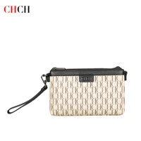 chch women long wallets zippers lady luxury clutch coin purse cards keys money wristlet bags pvc handbags bolso