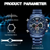 mens watches foxbox top brand luxury stainless steel sport wristwatch for men waterproof date alarm clock watch man reloj hombre