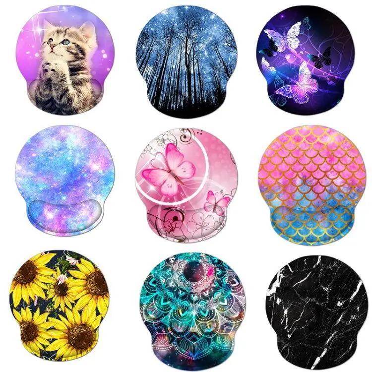 

Эргономичный коврик для мыши с поддержкой запястья, гелевый мягкий коврик для отдыха на запястье для компьютеров, игр или офиса, легкий в на...