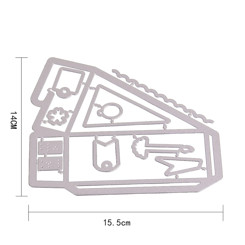 Metal Cutting Dies Candy Gift Wedding cake Box For Scrapbooking Embossing Decorative Crafts Diy Paper Cards New | Дом и сад