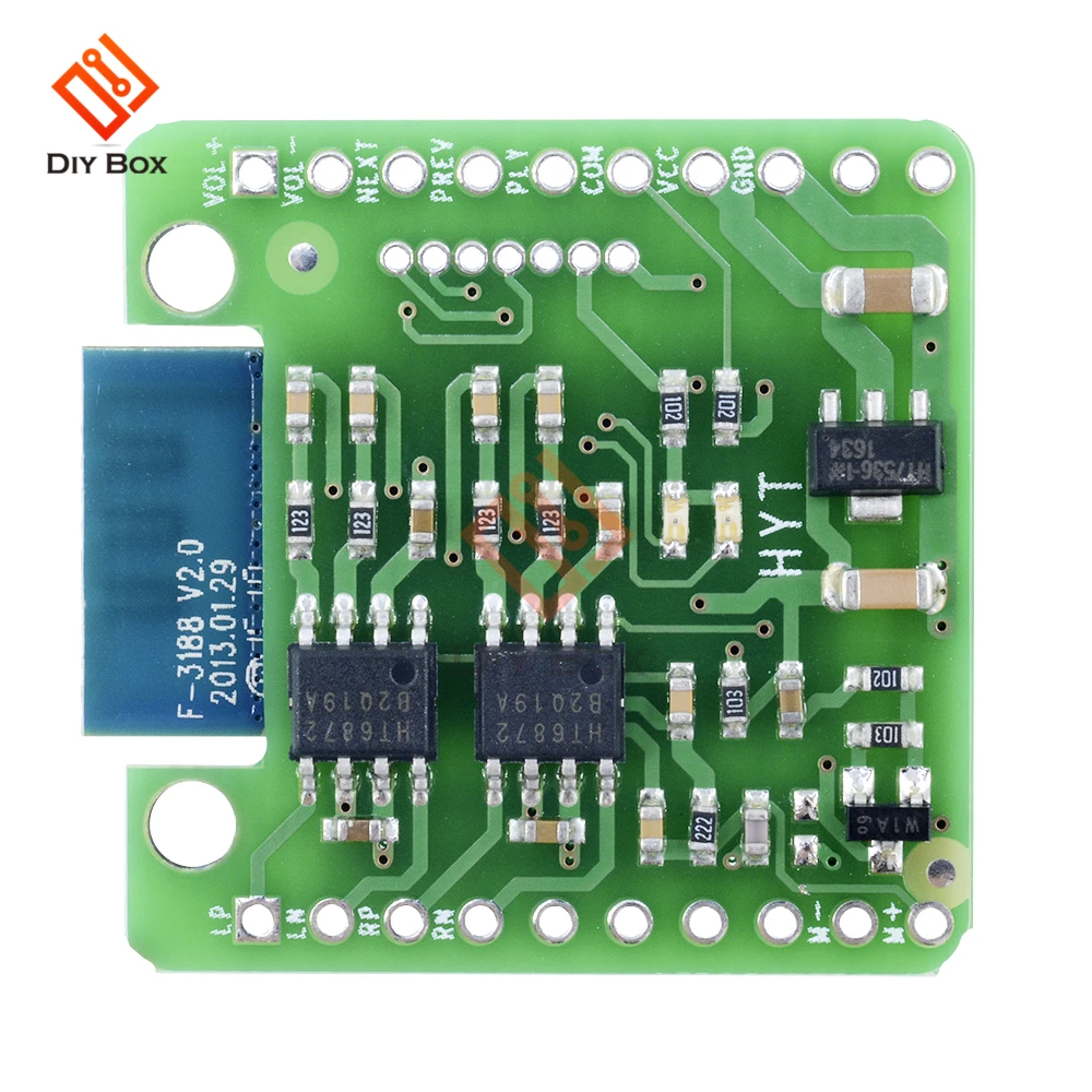 

CSR8645 DC 3.3-4.2V Amplifier Board Module 5W+5W APT-X Lossless Music Hifi Bluetooth 4.0 Receiver Board for Audio Car AMP