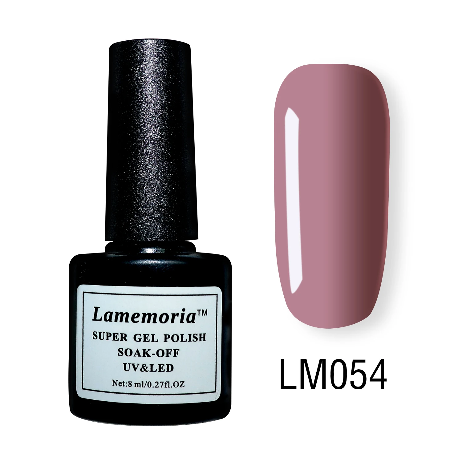 LM054 Lamemoria Гель-лак для ногтей 8 мл фиолетовый красный черный серый замачиваемый УФ Гель-лак клей маникюрный лак Инструменты для дизайна ногтей - Цвет: LM054