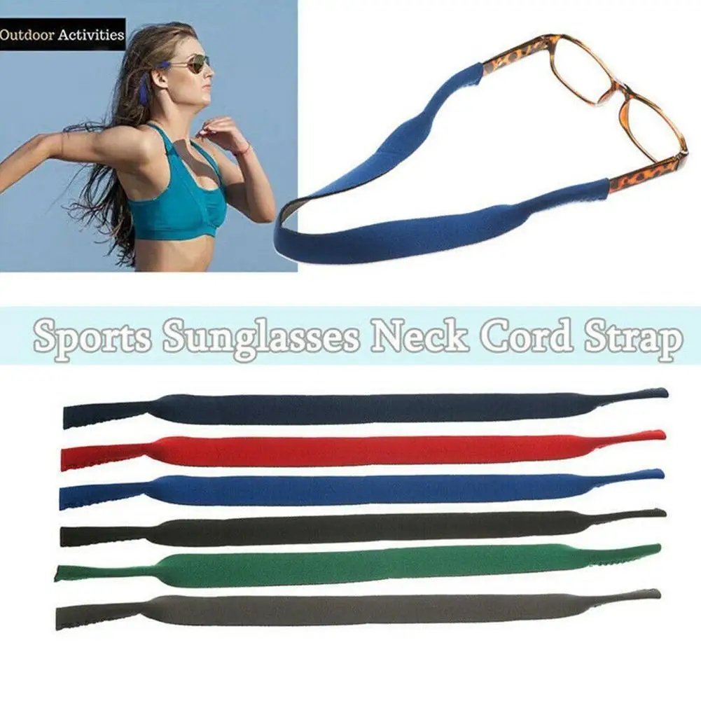 

1pc Outdoor Spectacle Eyeglasses Straps Sunglasses Chain Sports Strap Anti-Slip String Glasses Stretchy Ropes Band Cord Holder