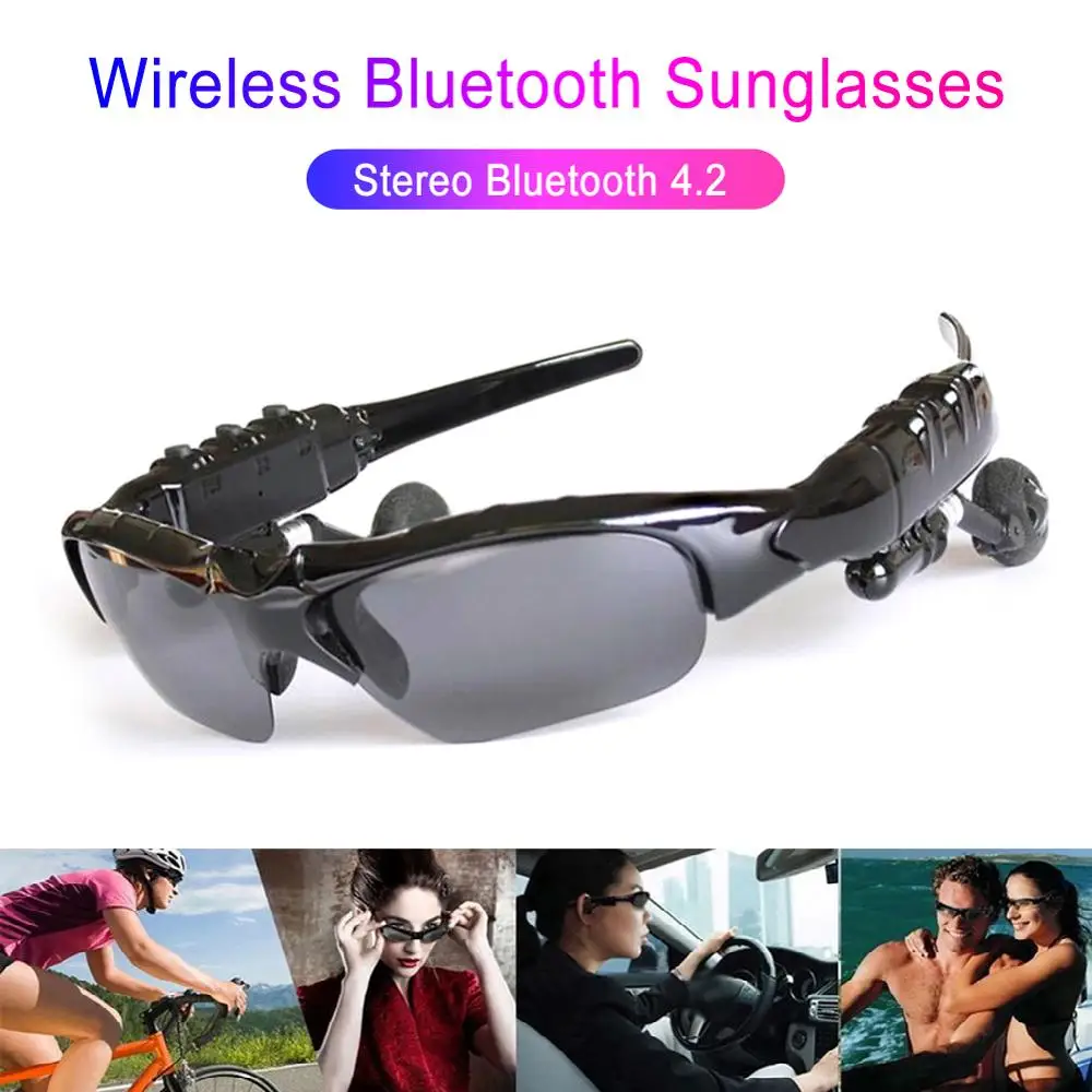 Беспроводные Bluetooth-наушники спортивные солнцезащитные очки Google