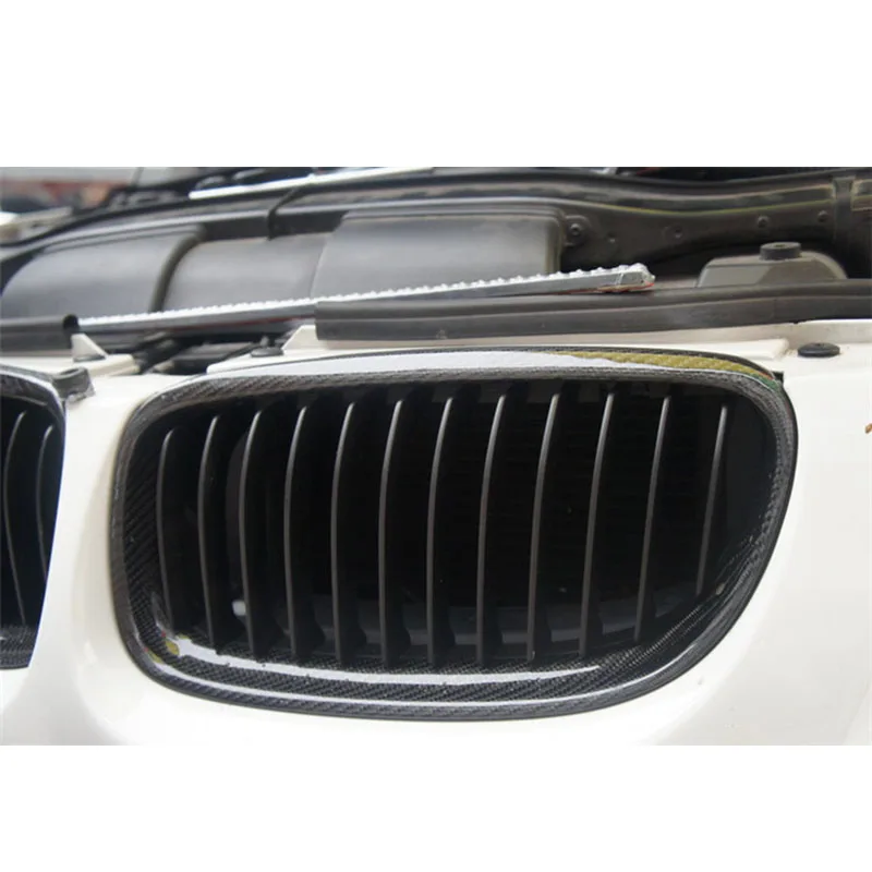 Матовые черные сетчатые вставки из АБС-пластика для переднего гриля подходят BMW 5