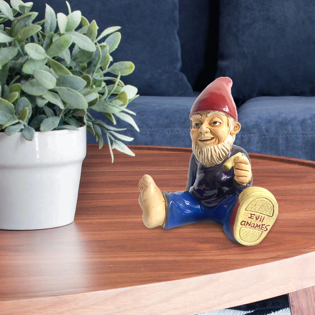 

Landscape Outdoor Miniature Figurine Ornament Resin Dwarf Sculptures Outdoor Garden 3D Eif Gnomes Fairy Figurines