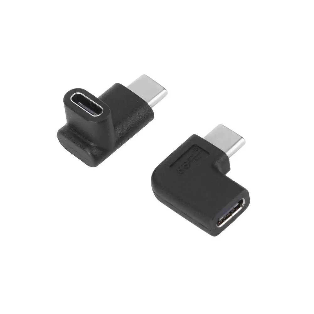 Адаптер конвертер USB 3 1 Type C штырь гнездо под прямым углом 90 градусов для
