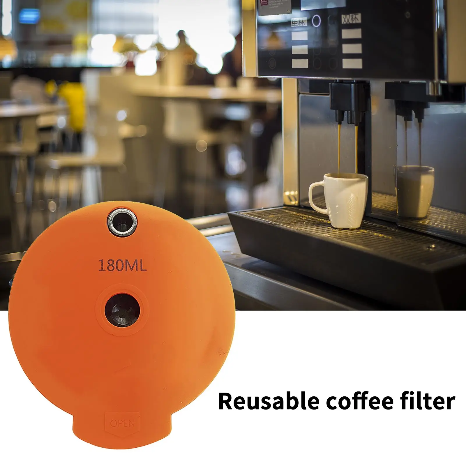 60/180 мл Кофе капсулы чашка фильтровальные чаши для NescafeRefillable шапки ложка-кисточка