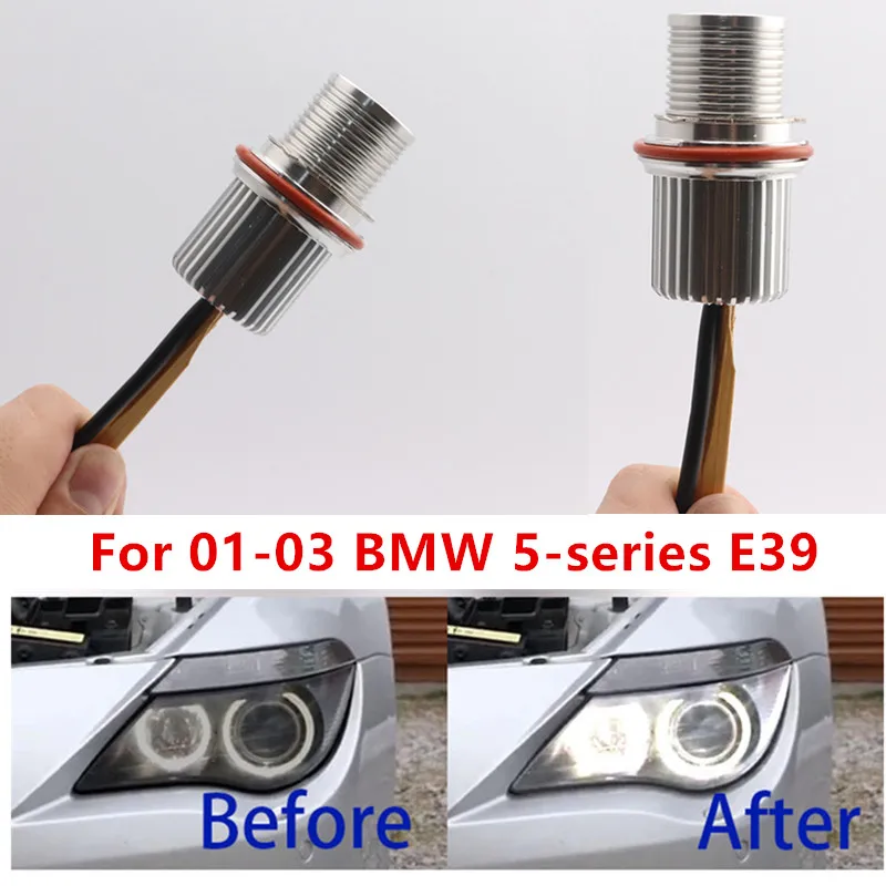 

Ошибок высокой Мощность белый 3-летняя гарантия Светодиодный Маркер 6000K Ультра яркий для ввиде горшка 01-03 BMW 5 серии E39 светодиодный глаза анг...