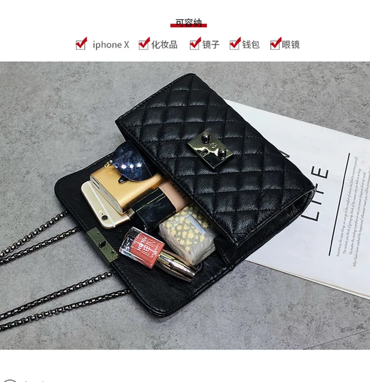 Женская сумка на цепочке новинка 2019 через плечо Ретро стиль маленькая xiangfeng