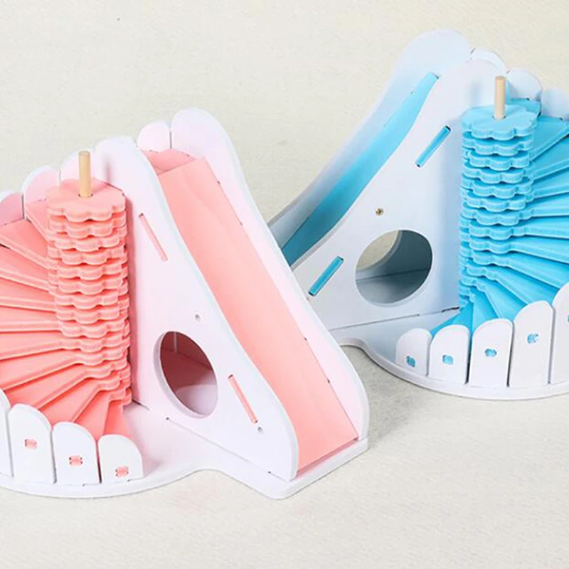 Водонепроницаемый деревянный дом хомяка милый экологически чистый просмотр