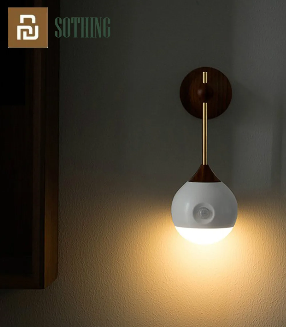 Умный ночник Xiaomi Sothing портативный инфракрасный индукционный USB-зарядка съемный