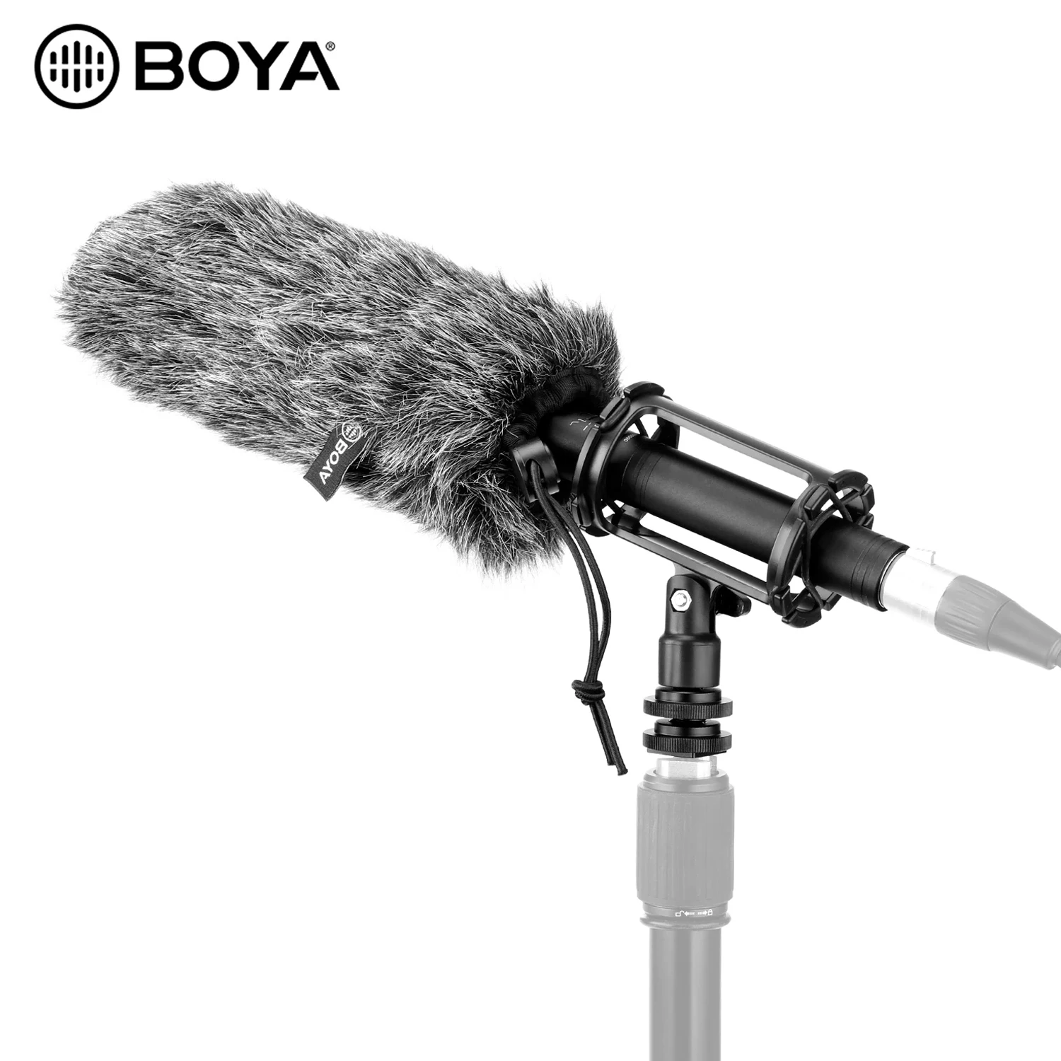 

BOYA BY-BM6060 Professional Shotgun Microphone Super-Cardioid Condenser Mic for Canon Nikon Sony Panasonic Video DSLR Camcorder