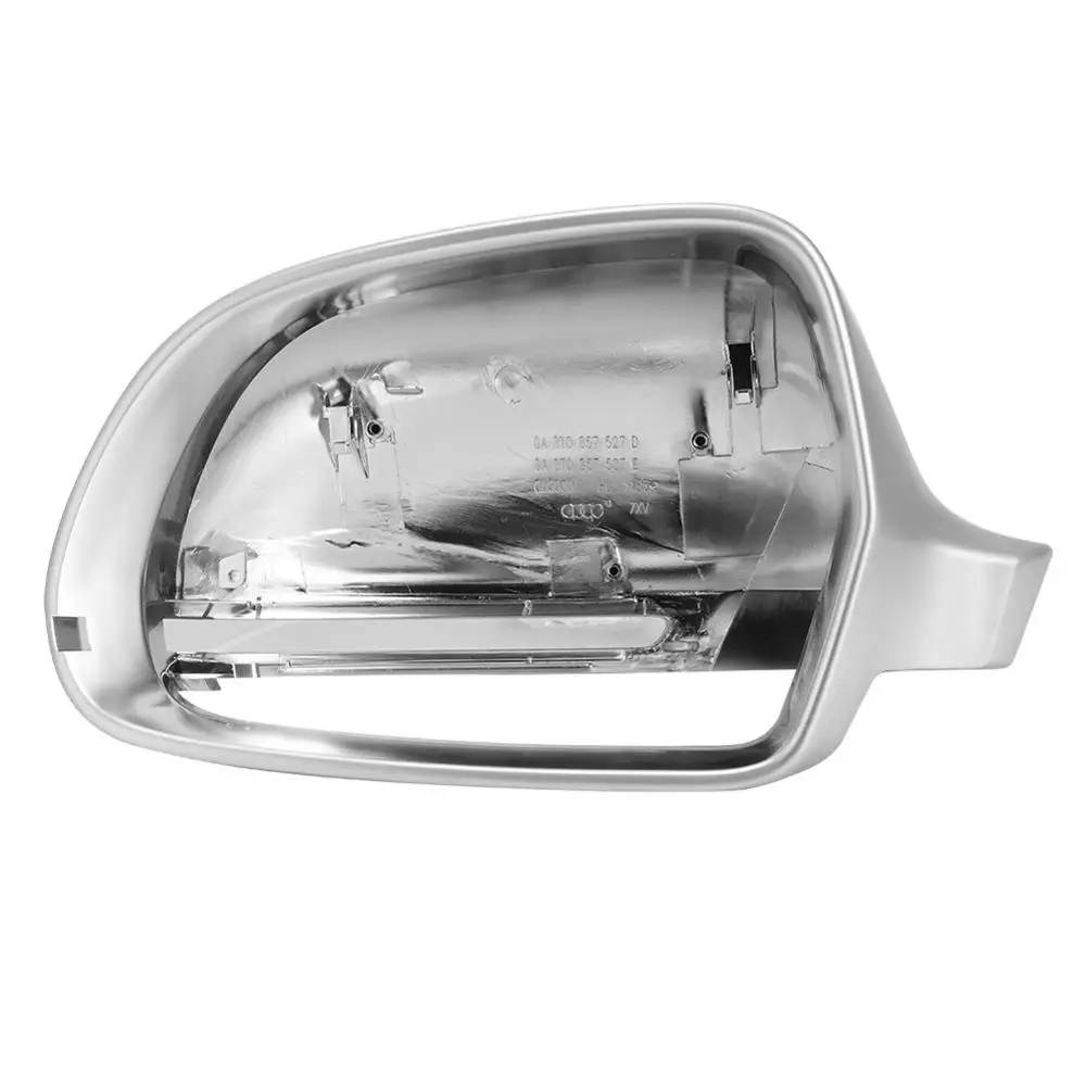 Новинка 1 пара серебристого матового хромированного чехла для зеркала заднего