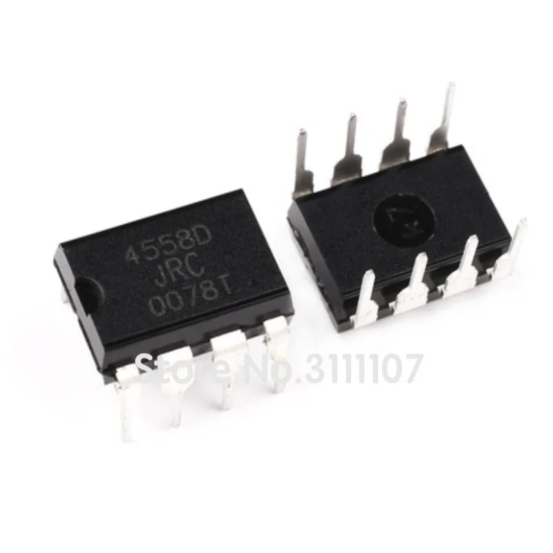 

20PCS/Lot JRC4558D JRC4558 4558D 4558 DIP-8 DIP8 Dual operational amplifier 100%New