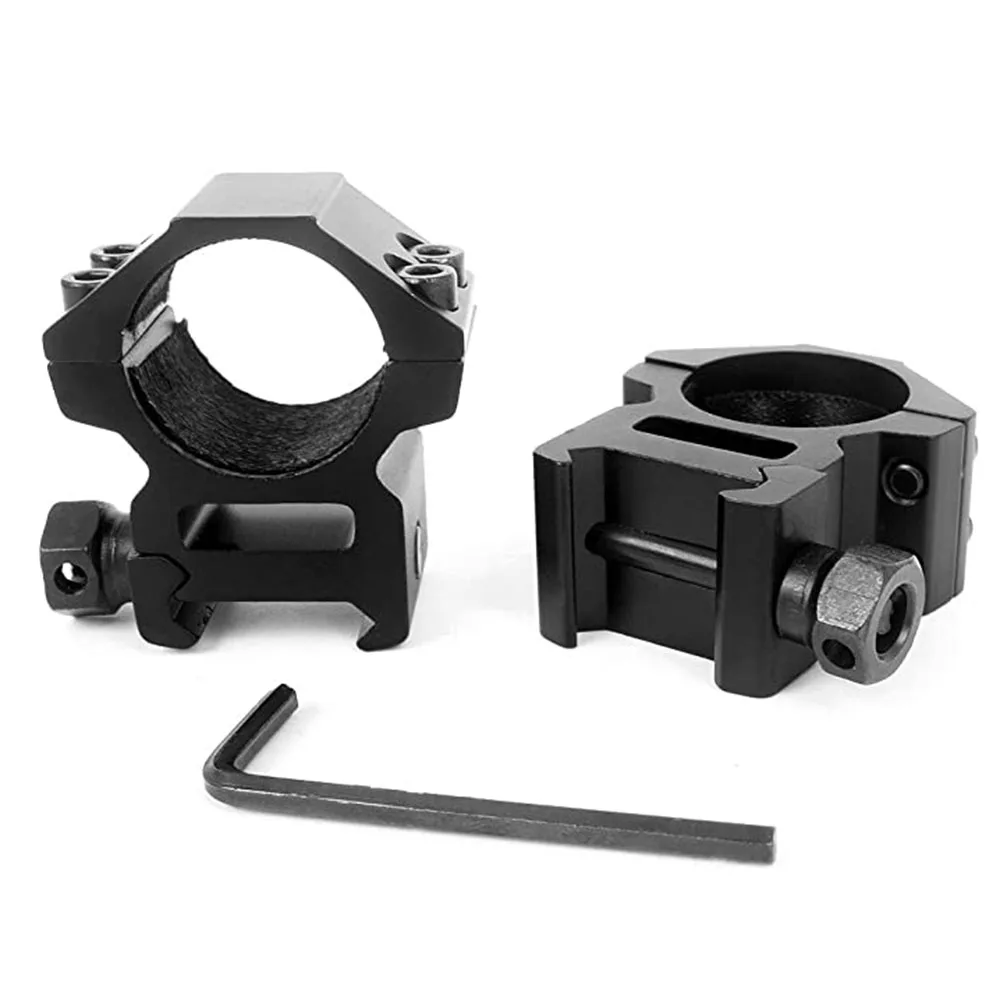 

1Pair 2 pcs 25.4 mm Scope Ring Mount Middle /High Profile 20mm Weaver Picatinny Rail QD Quick Release Scope Mount Hunting Parts