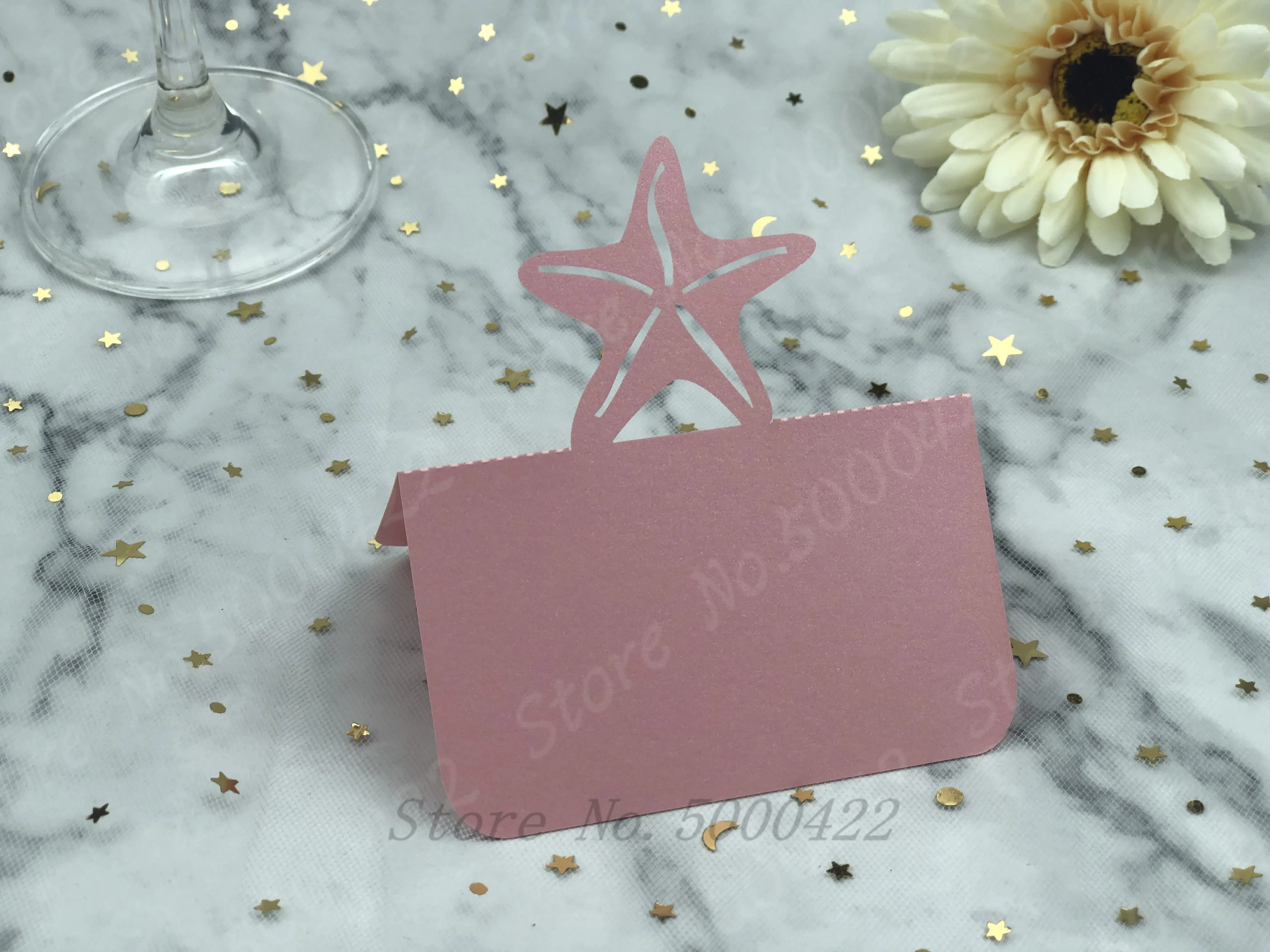 50 шт Звезда таблица марка вина стекло карточка с именем и местом детский душ тема
