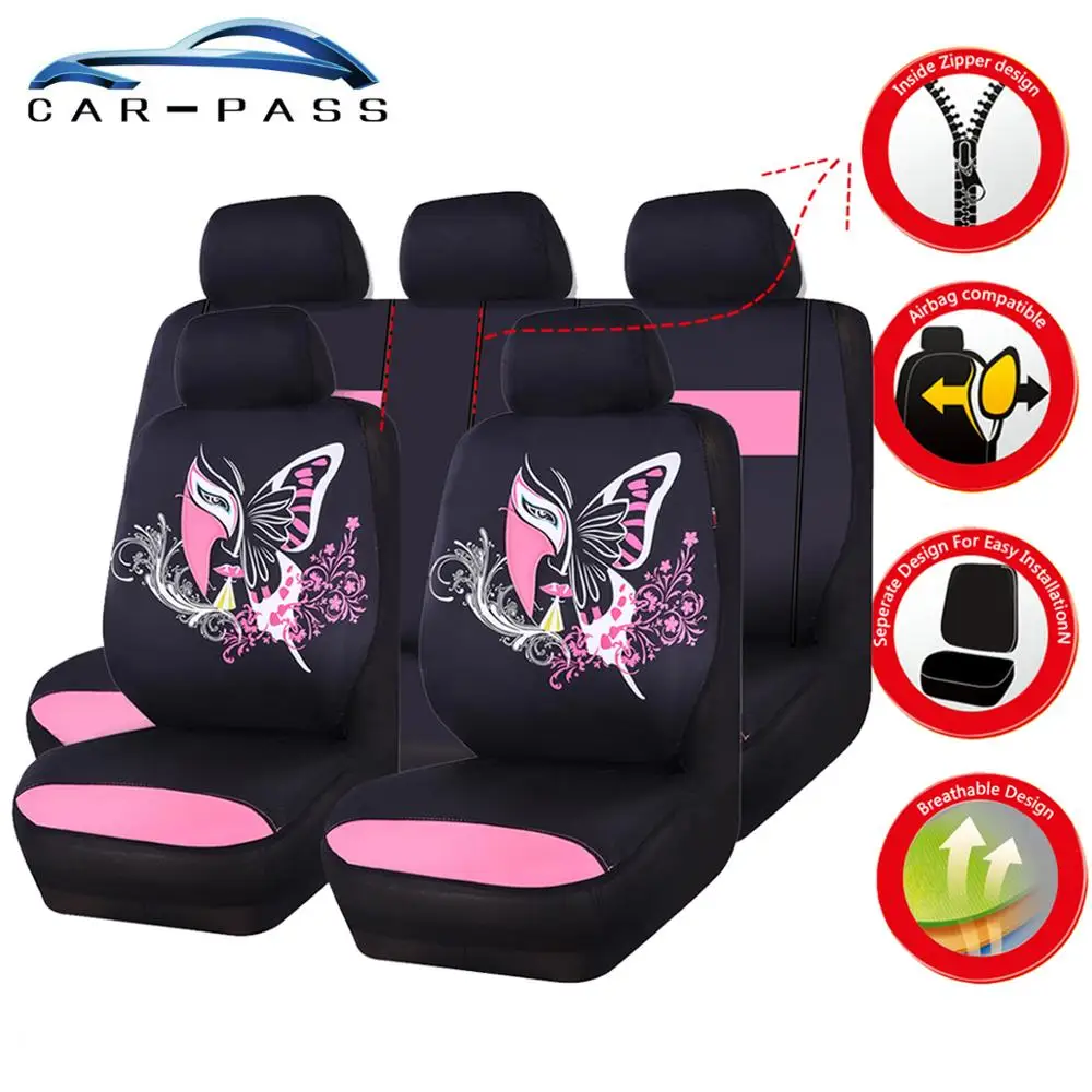 Автомобильные чехлы для сидений совместимые с большинства автомобилей