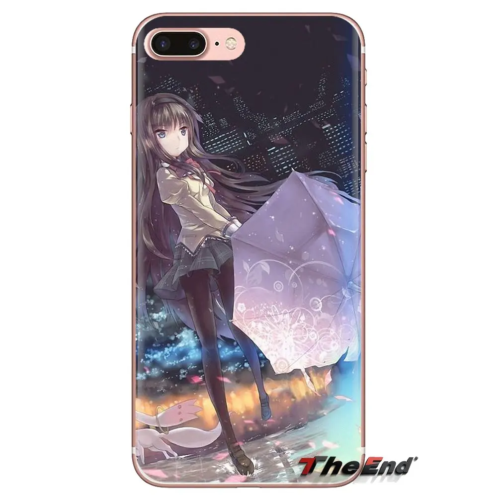 Soft Transparent Case Covers For Xiaomi Redmi 4A S2 Note 3 3S 4 4X 5 Plus 6 7 6A Pro Pocophone F1 Sayaka Miki Puella Magi Madoka |